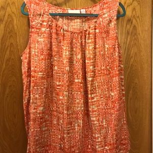 Chico’s Sleeveless Top - Shades of coral - Size 3